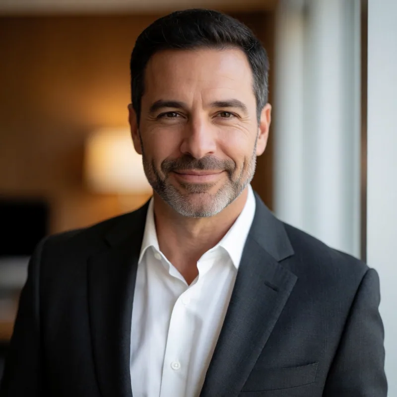 Rafael Delgado, licensed associate broker and director of sales in Woodside, NY